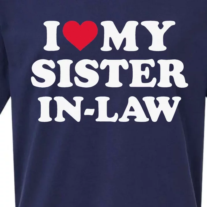 I love my sisterinlaw for brotherinlaw Sueded Cloud Jersey T-Shirt