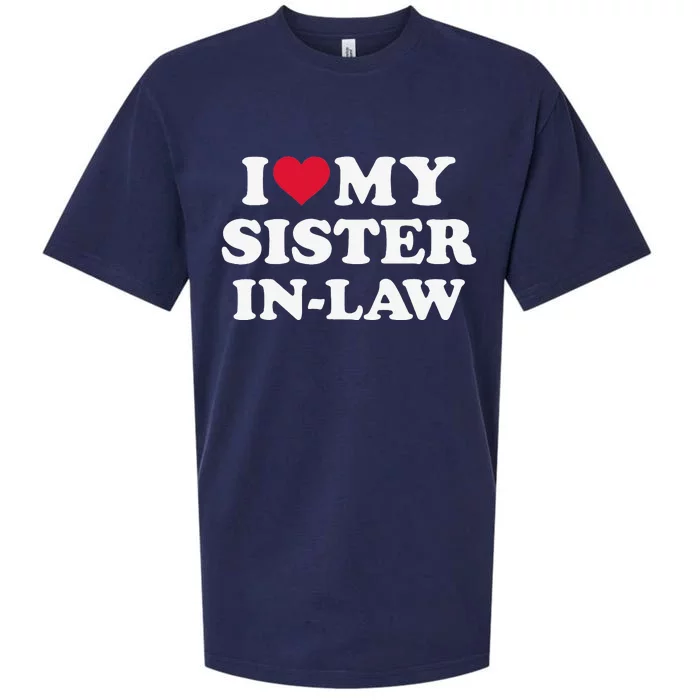 I love my sisterinlaw for brotherinlaw Sueded Cloud Jersey T-Shirt