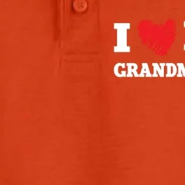 I Love My Grandmother Favorite Family Member Valentines Meaningful Gift Dry Zone Grid Performance Polo