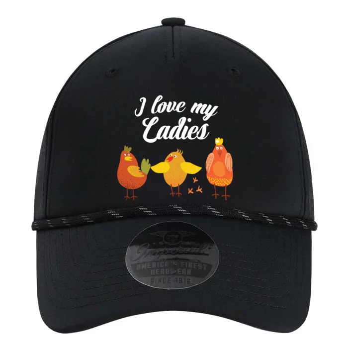 I Love My Ladies Chicken Mom Cool Gift Performance The Dyno Cap