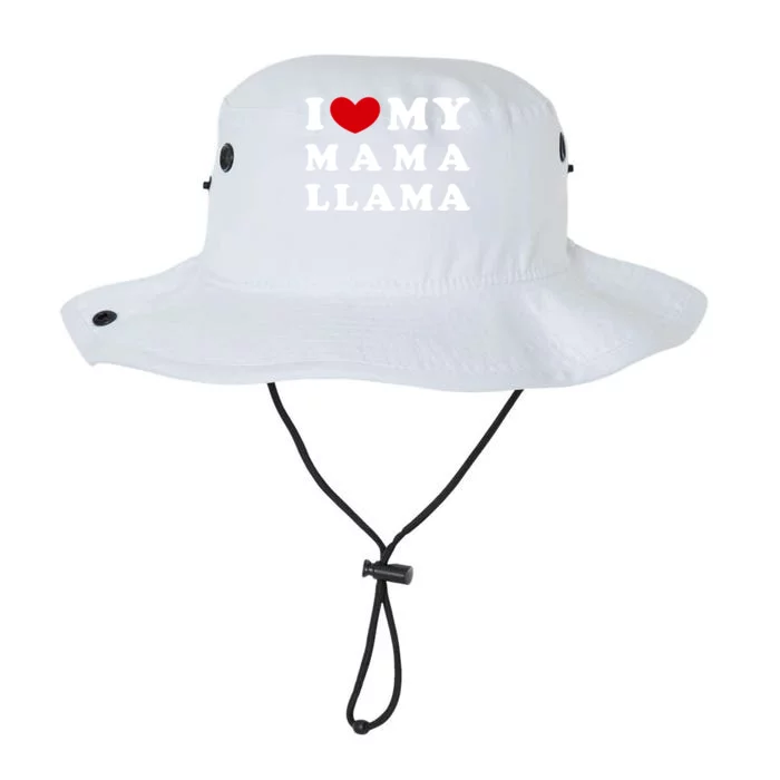 I Love My Mama Llama I Heart My Mama Llama Meaningful Gift Legacy Cool Fit Booney Bucket Hat