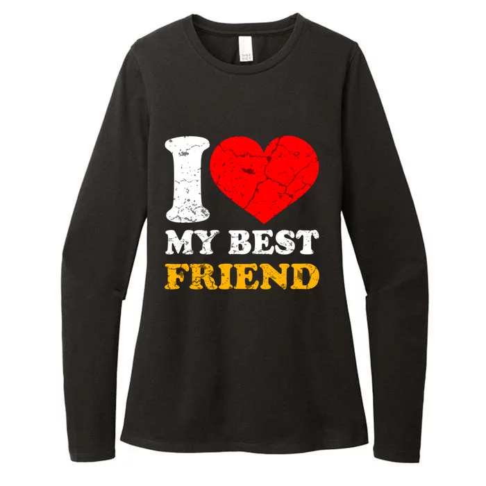 I Love My Best Friend Gift Womens CVC Long Sleeve Shirt