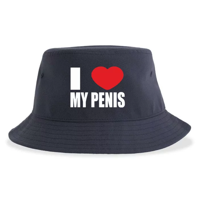 I Love My Penis Lustig Macho Funny Party Sustainable Bucket Hat