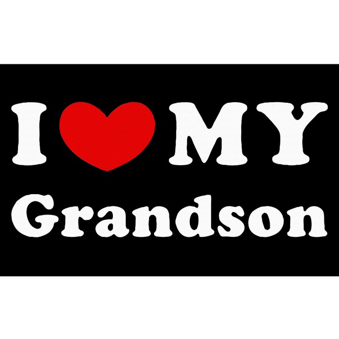 I Love My Grandson Bumper Sticker