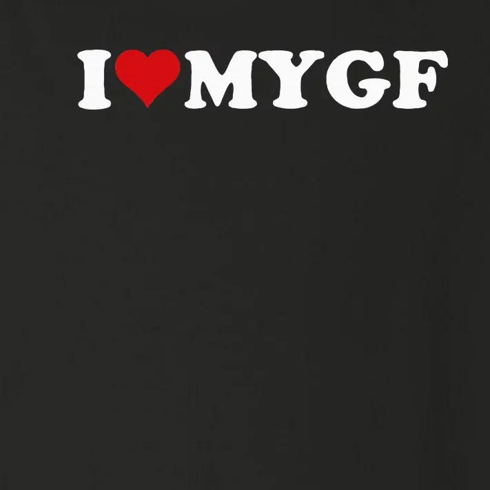 I Love My Hot Girlfriend I Heart My Hot Girlfriend Gf Toddler Long Sleeve Shirt