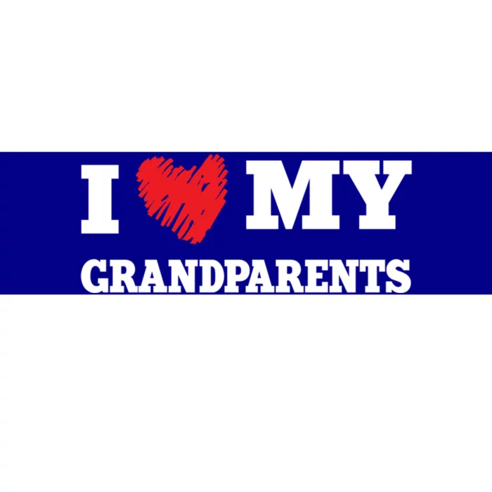 I Love My Grandparents Favorite Family Member Valentines Gift Bumper Sticker