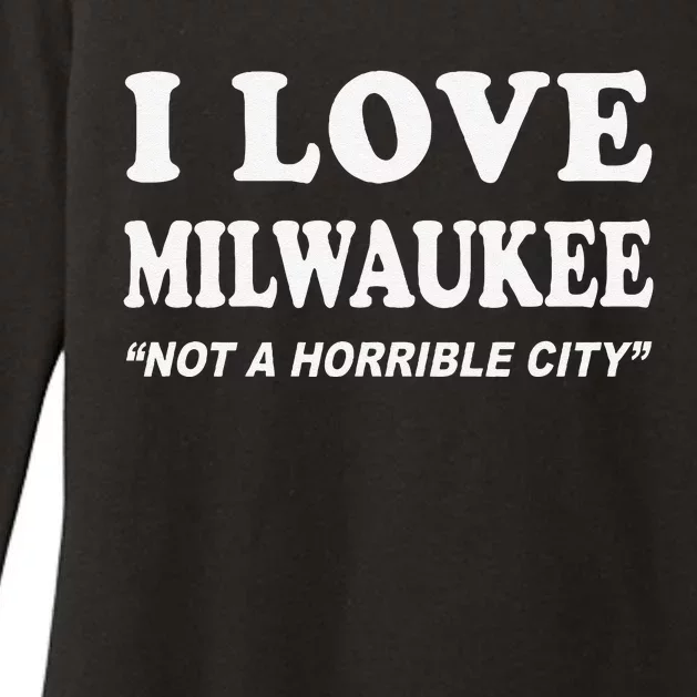 I Love Milwaukee Wisconsin Womens CVC Long Sleeve Shirt