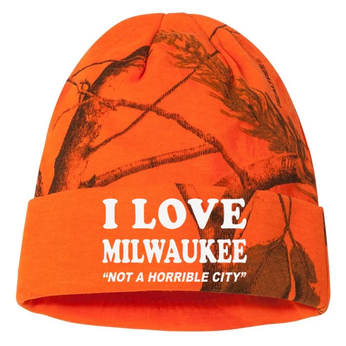 I Love Milwaukee Wisconsin Kati - 12in Camo Beanie