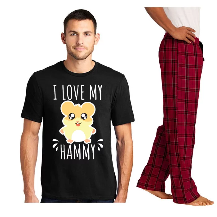 I Love My Hammy Hamster Gift Costume Outfit Pajama Set