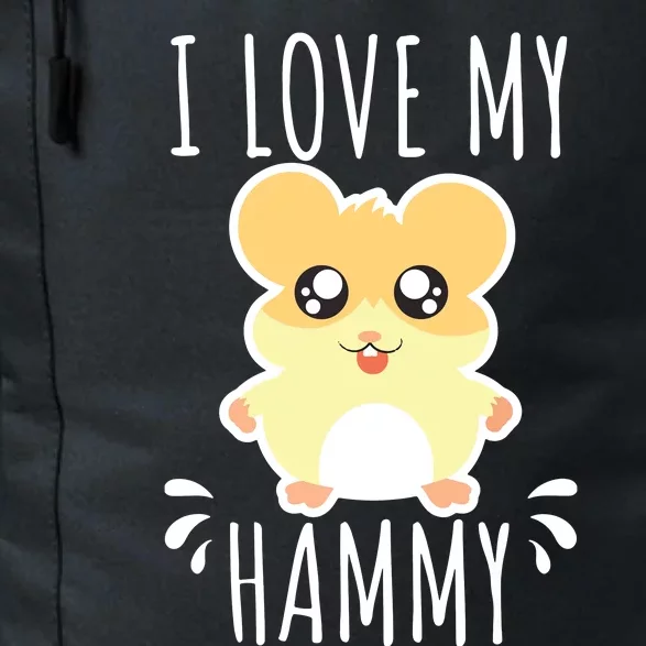 I Love My Hammy Hamster Gift Costume Outfit Daily Commute Backpack