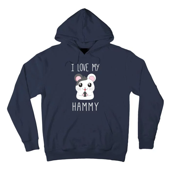 I Love My Hammy For Hamster Lovers Tall Hoodie