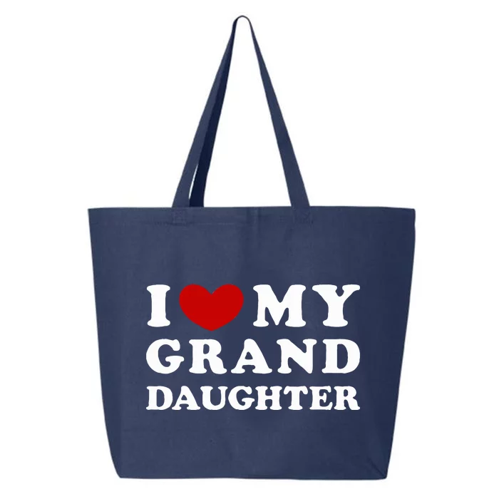 I Love My Granddaughter 25L Jumbo Tote