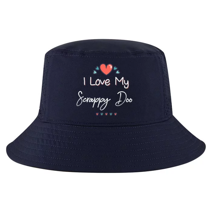 I Love My Scrappy Doo Cute Mothers Day Gift Cool Comfort Performance Bucket Hat