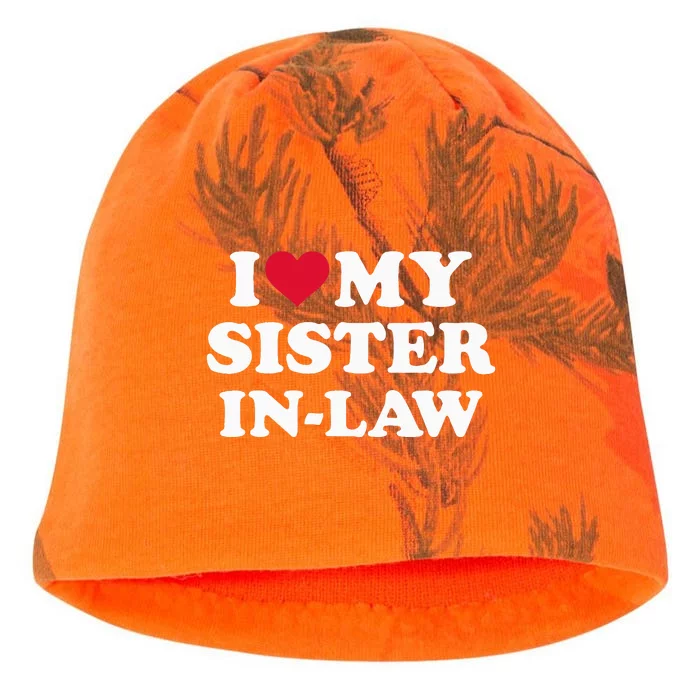 I Love My Sister In Law For Brother In Law Kati - Camo Knit Beanie