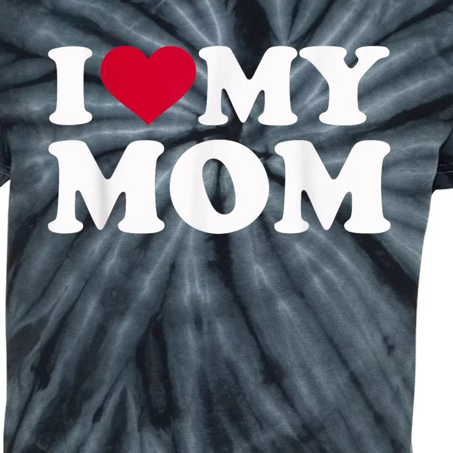 I Love My Mother Kids Tie-Dye T-Shirt