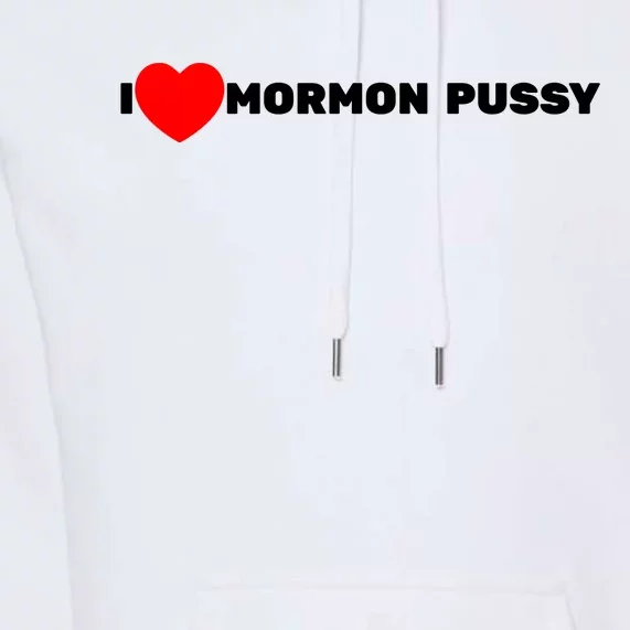 I Love Mormon Pussy Premium Hoodie