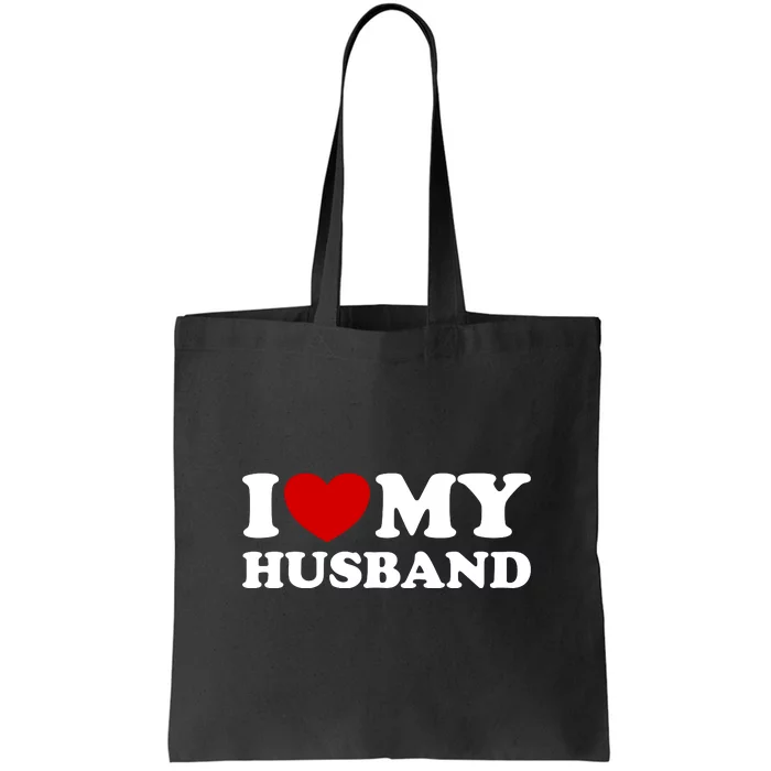 I Love My Husband Tote Bag