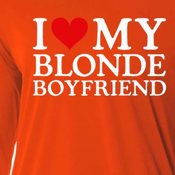 I Love My Blonde Boyfriend I Heart My Blonde Boyfriend Cooling Performance Long Sleeve Crew