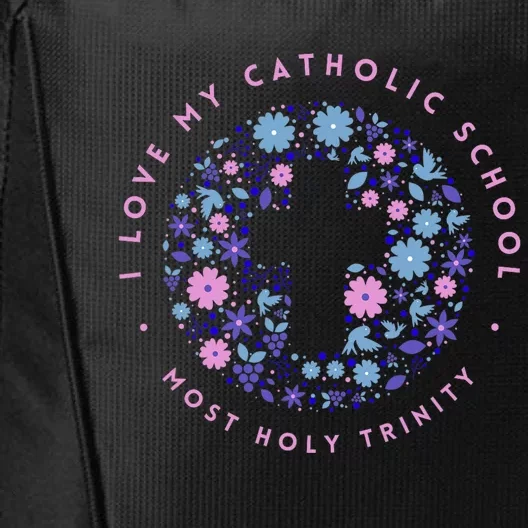 I Love My Catholic School Most Holy Trinity City Backpack