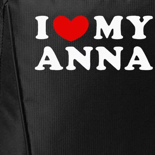 I Love My Anna City Backpack