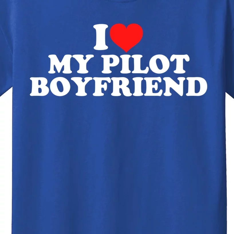 I Love My Pilot Friend Cute Gift Kids T-Shirt