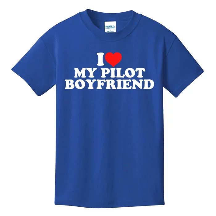 I Love My Pilot Friend Cute Gift Kids T-Shirt