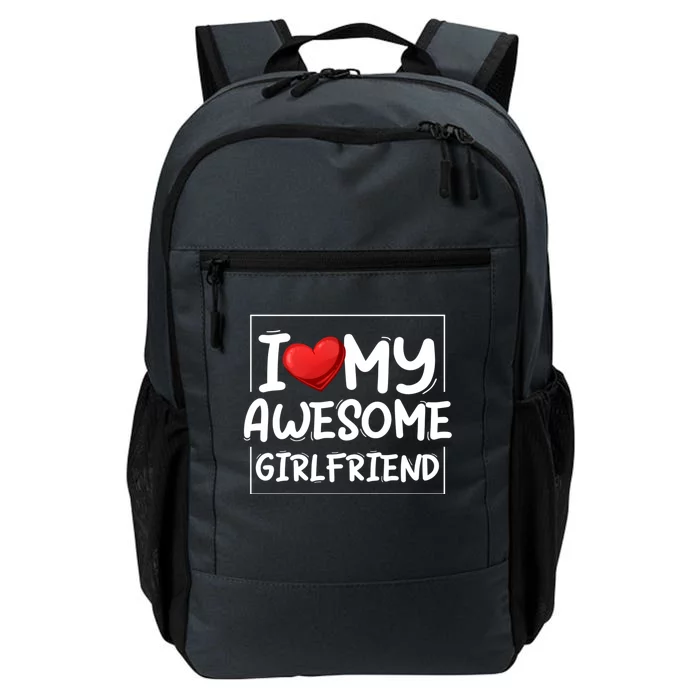 I Love My Awesome Friend Valentines Day Matching Couple Gift Daily Commute Backpack