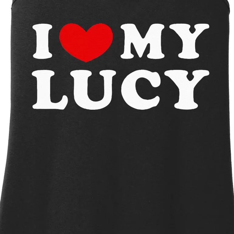 I Love My Lucy I Heart My Lucy Ladies Essential Tank