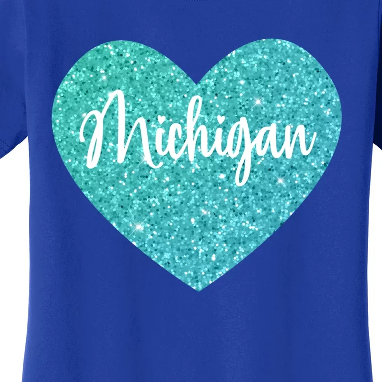 I Love Michigan Usa Heart Gift Women's T-Shirt