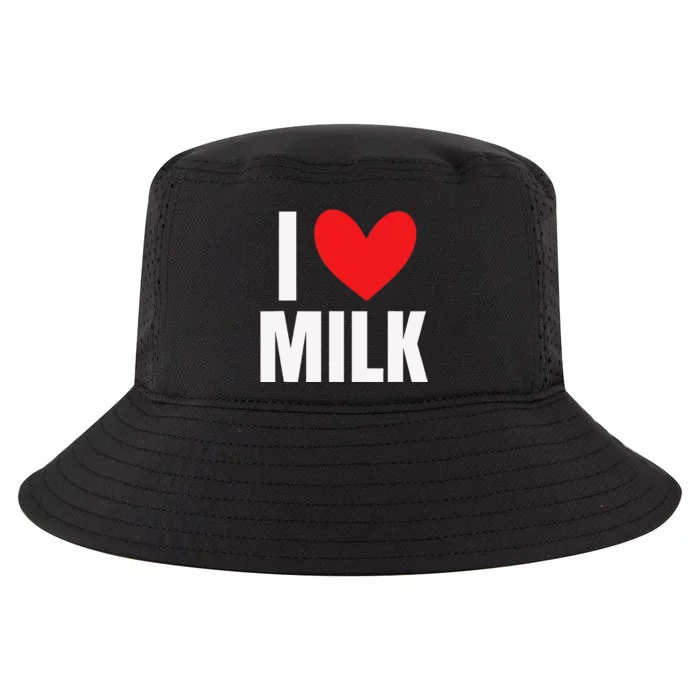 I Love Milk Dairy Cows Strawberry Almond Lactose 2 Cool Comfort Performance Bucket Hat