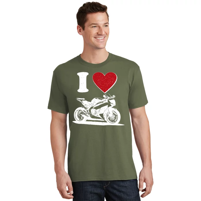 I Love Motorcycles T-Shirt