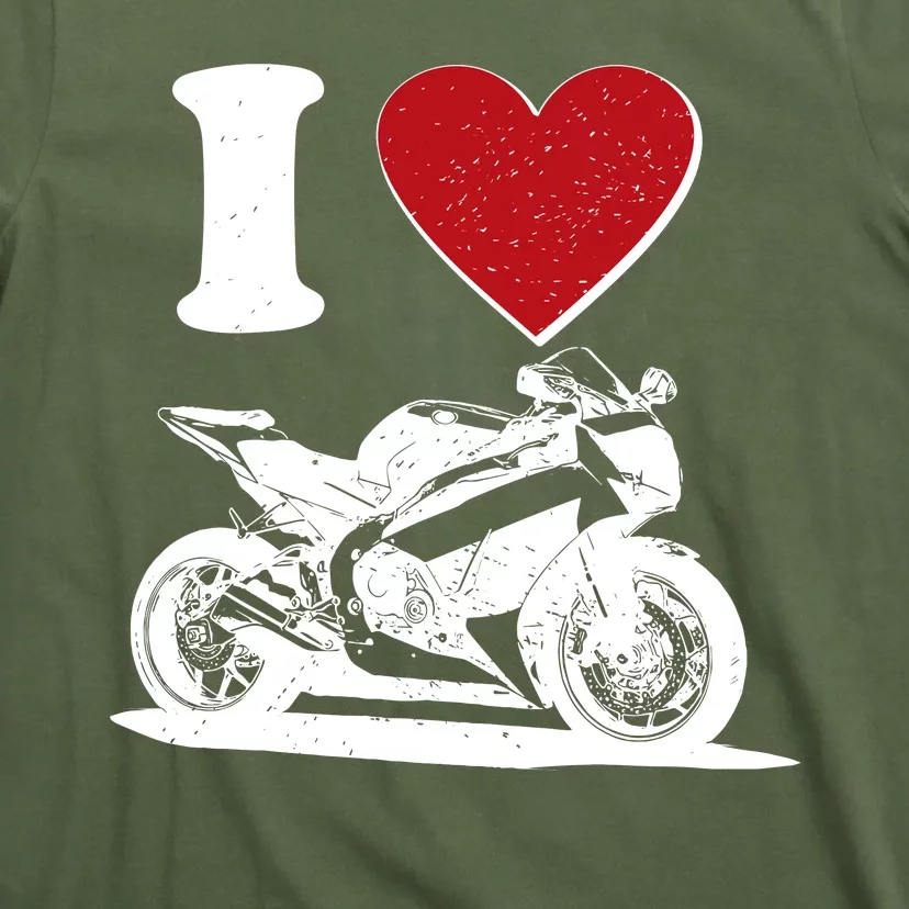 I Love Motorcycles T-Shirt