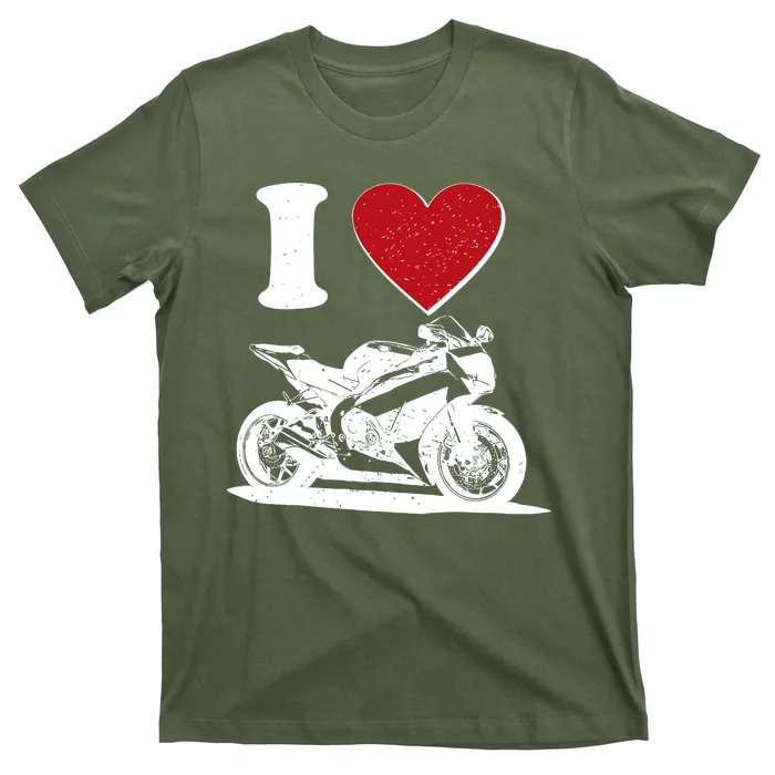 I Love Motorcycles T-Shirt