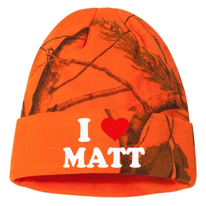 I Love Matt I Heart Matt Ik Hou Van Matt Kati - 12in Camo Beanie