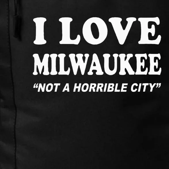 I Love Milwaukee Wisconsin Daily Commute Backpack