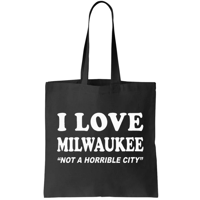 I Love Milwaukee Wisconsin Tote Bag