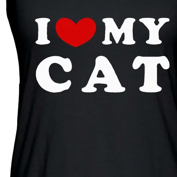 I Love My Cat Ladies Essential Flowy Tank