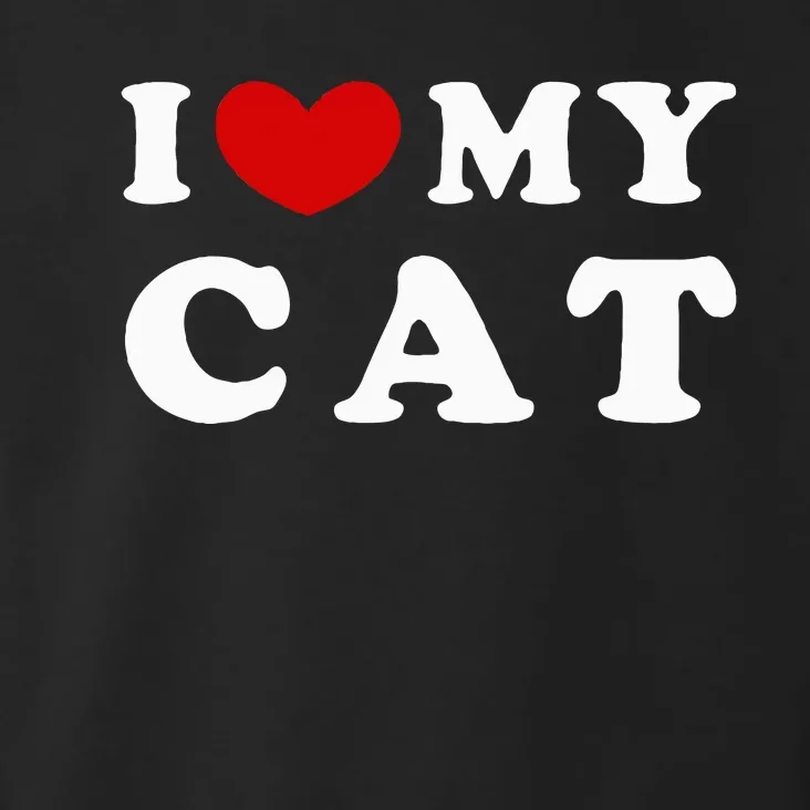 I Love My Cat Toddler Hoodie