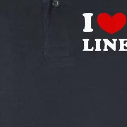 I Love My Lineman Softstyle Adult Sport Polo