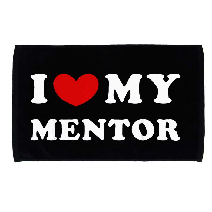 I Love My Mentor Microfiber Hand Towel