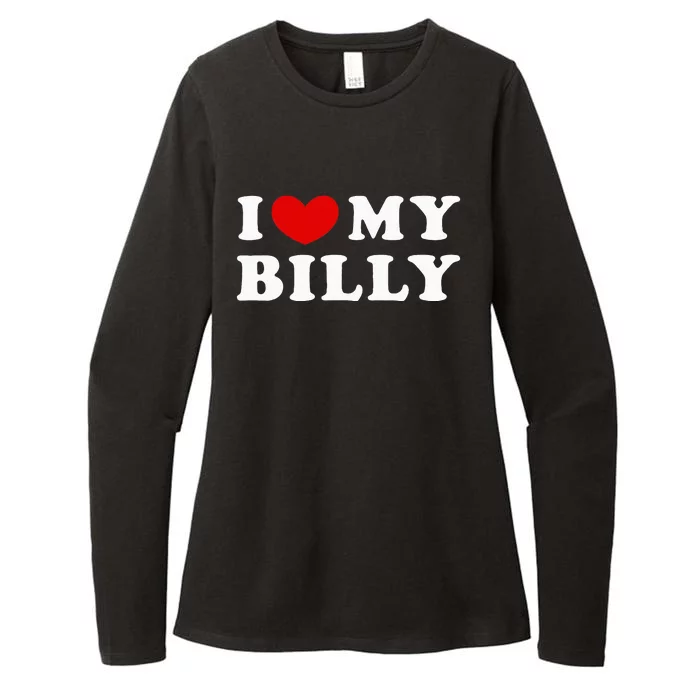 I Love My Billy Womens CVC Long Sleeve Shirt