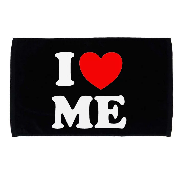 I Love Me Myself And I Funny Microfiber Hand Towel