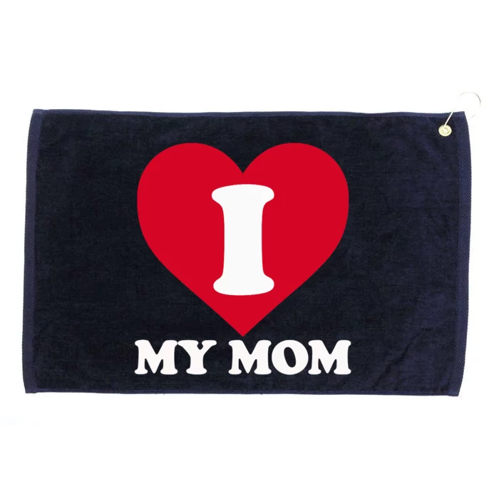 I Love My Mom A Gift For To Show Our Super Heroine Our Love Grommeted Golf Towel