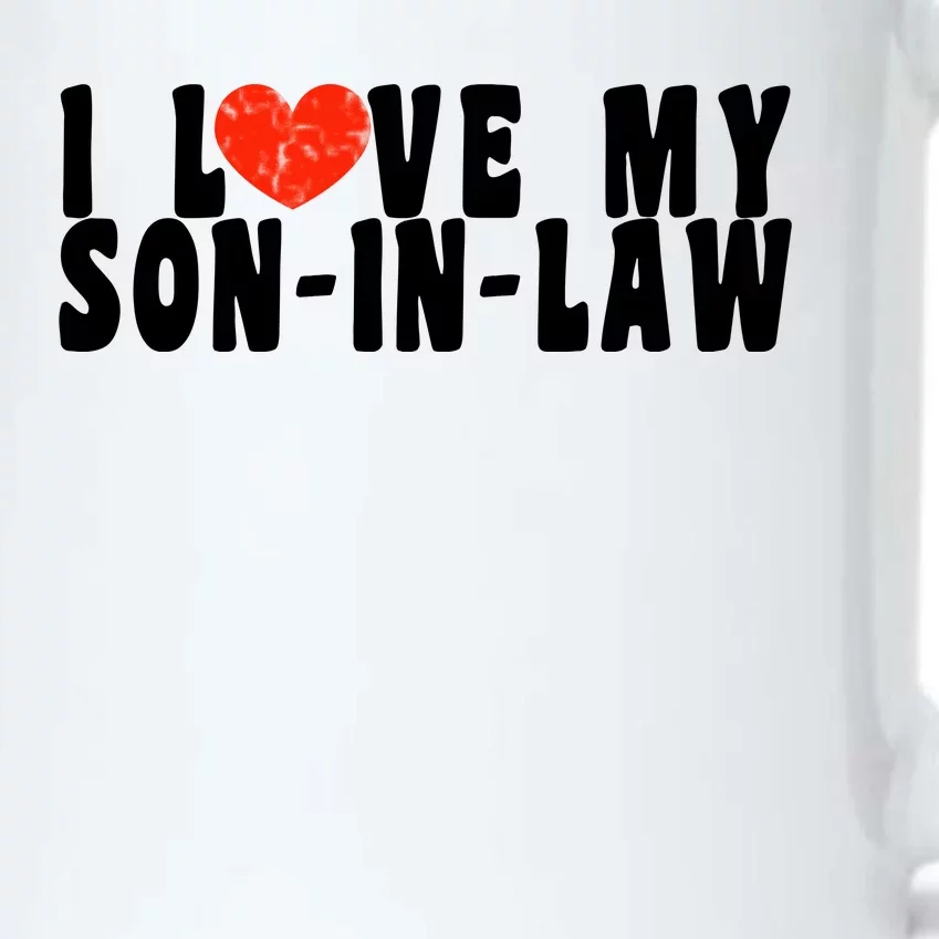 I Love My SonInLaw Black Color Changing Mug