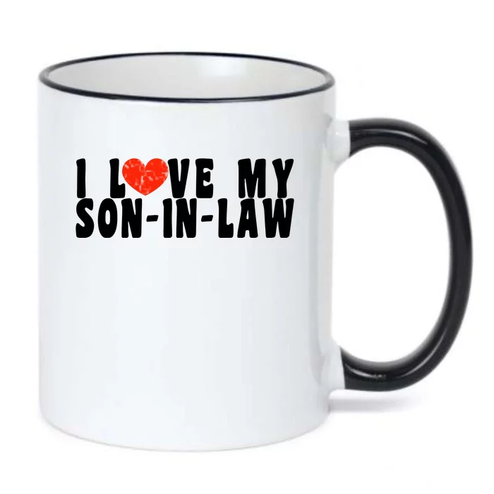 I Love My SonInLaw Black Color Changing Mug