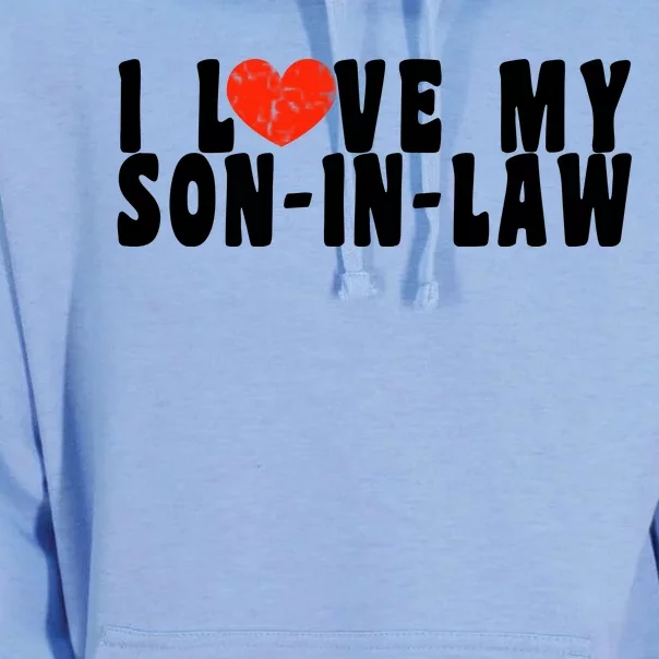 I Love My SonInLaw Unisex Surf Hoodie