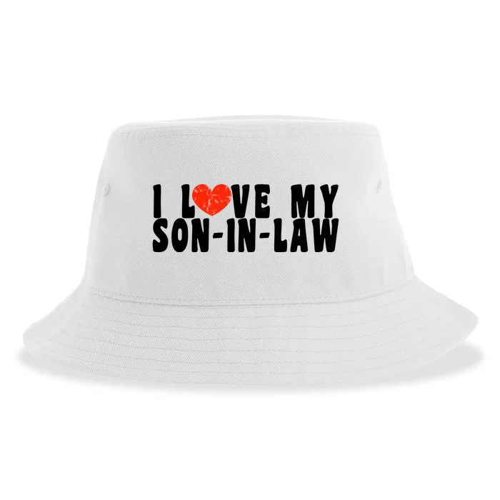 I Love My SonInLaw Sustainable Bucket Hat