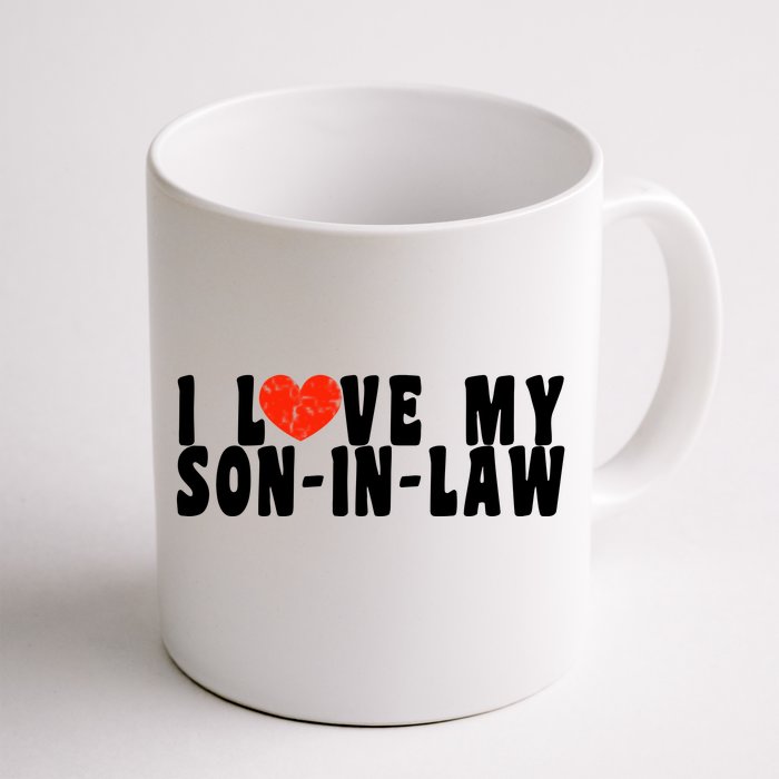 I Love My SonInLaw Front & Back Coffee Mug