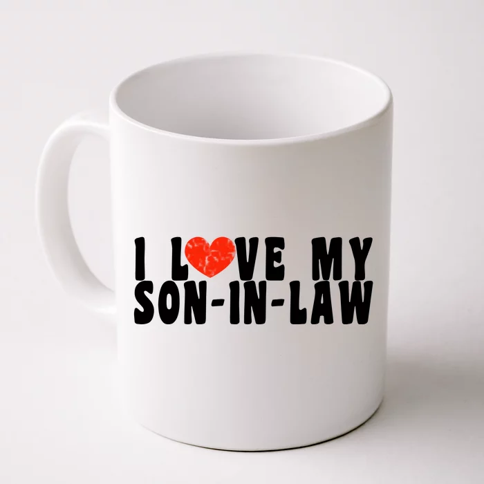 I Love My SonInLaw Front & Back Coffee Mug