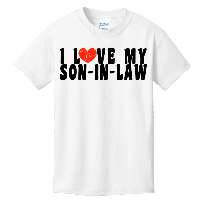 I Love My SonInLaw Kids T-Shirt